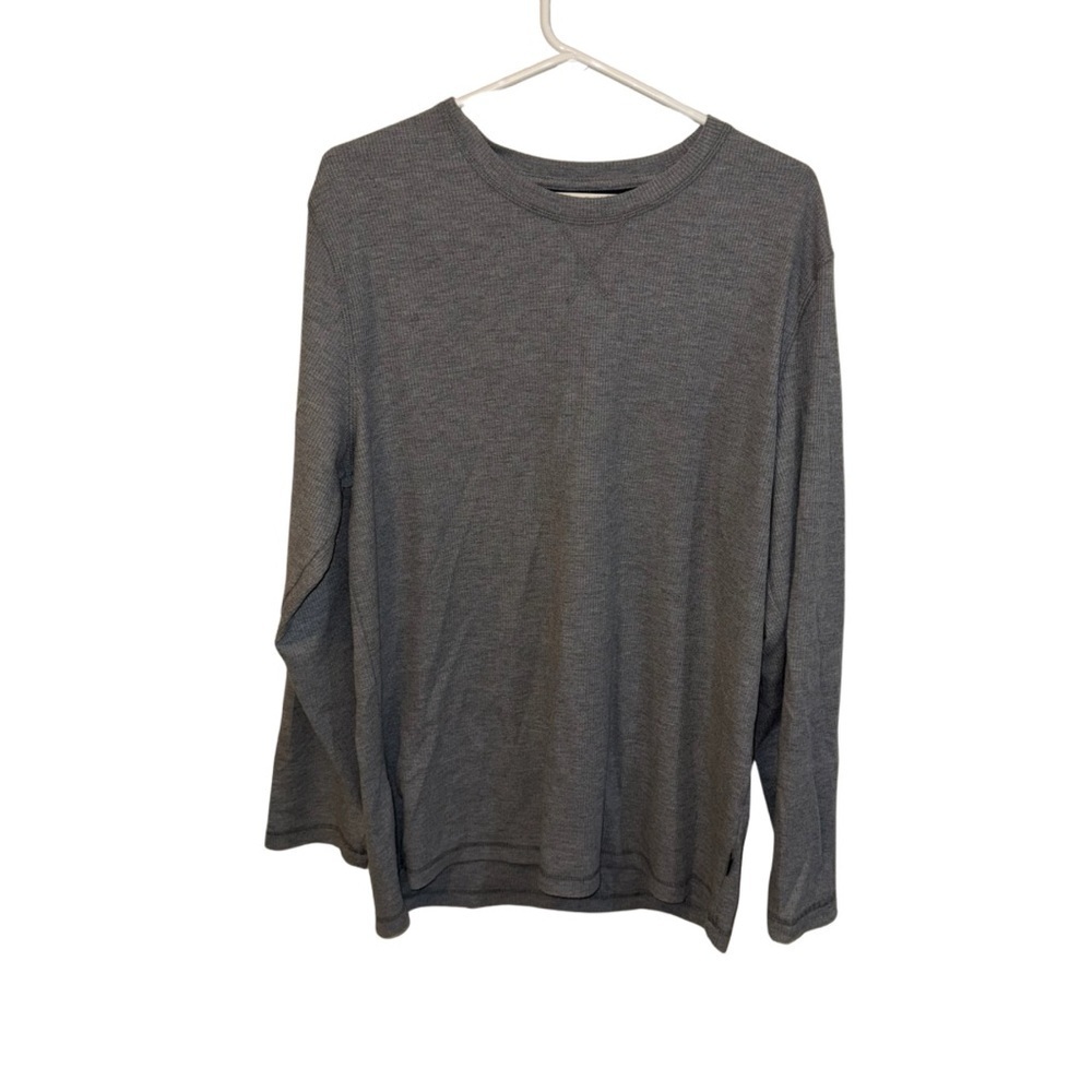 Eddie Bauer Gray Long Sleeve Knit Tee